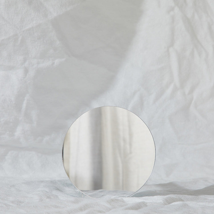 Acrylic Geometric Mirror Reflectors Set of 5 - Round 10cm Diameter