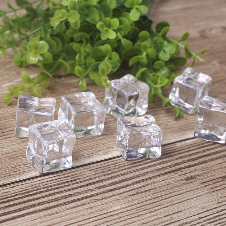 10-Piece Acrylic Fake Ice Cubes Set for Gourmet Photography