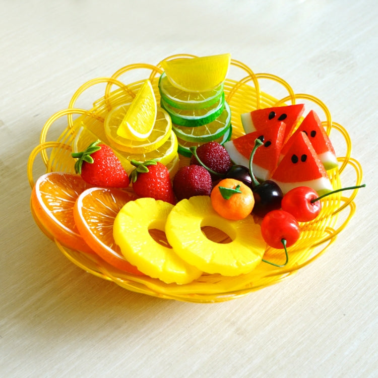 High Simulation Fruit Slice Model Decoration Set