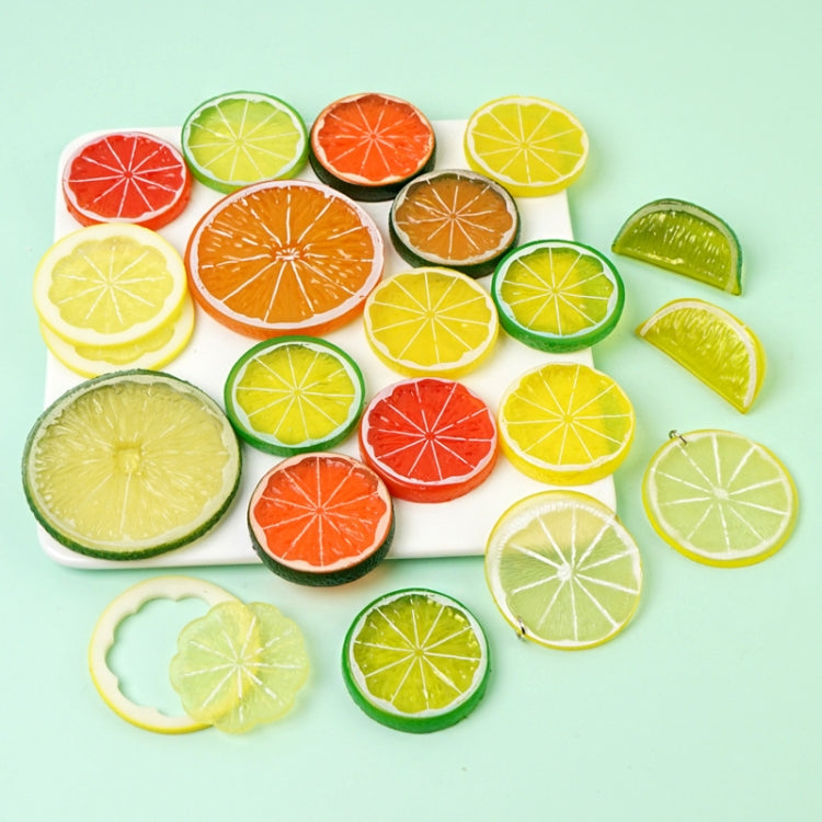 High Simulation Fruit Slice Model Decoration Set