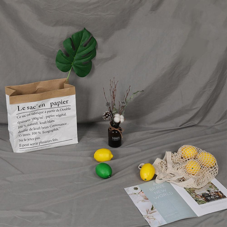 2 x 2.4m Durable Polyester Gray Photography Background Cloth