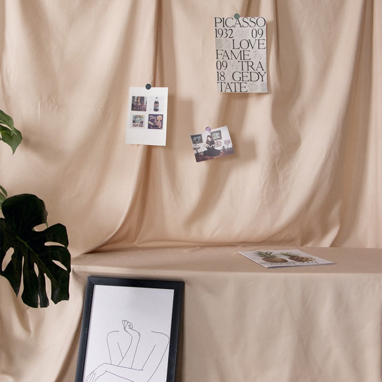 2 x 2.4m Polyester Photography Background Cloth in Beige