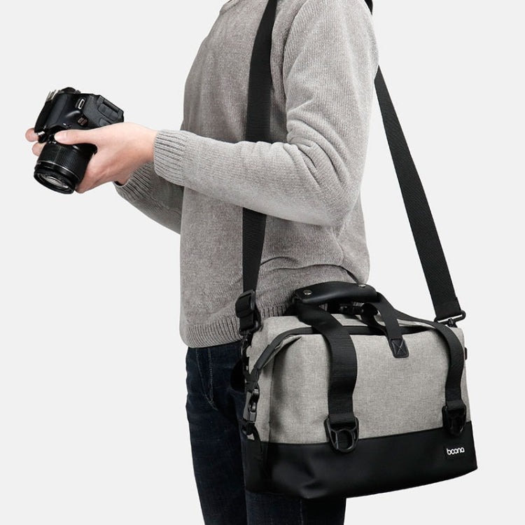 Baona SLR Camera Shoulder Bag - Gray