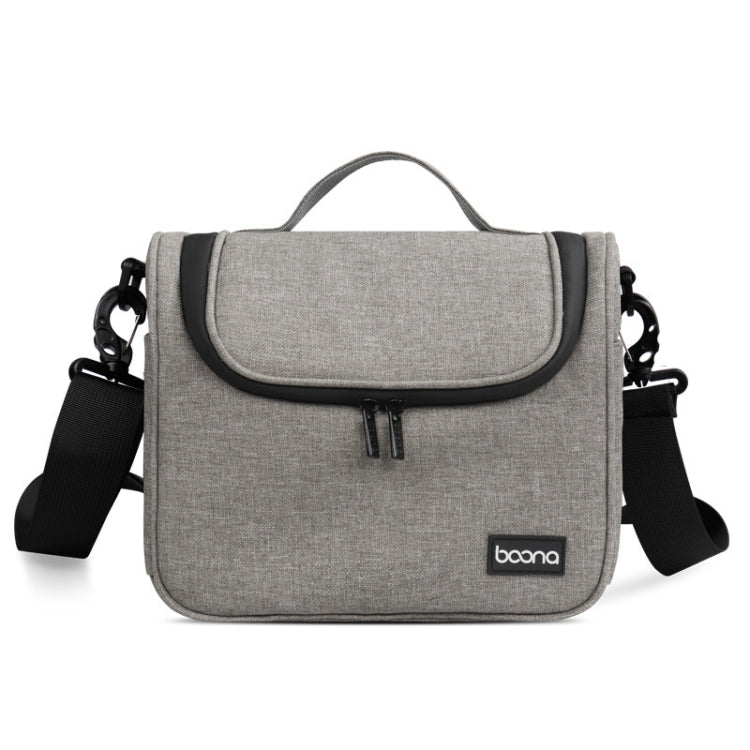 Baona BN-H011 Gray Digital SLR Camera Bag with Lens Storage Shoulder Bag
