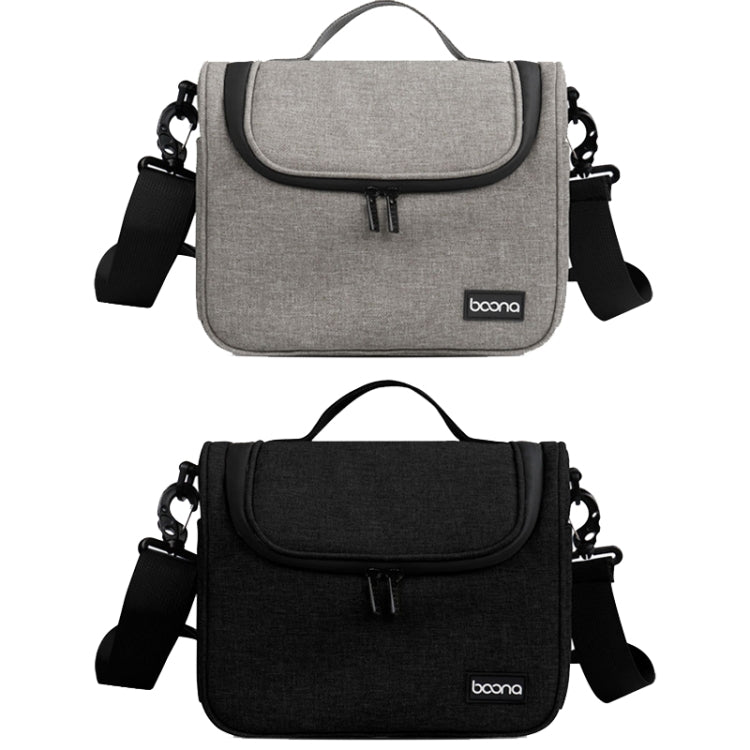 Baona BN-H011 Gray Digital SLR Camera Bag with Lens Storage Shoulder Bag