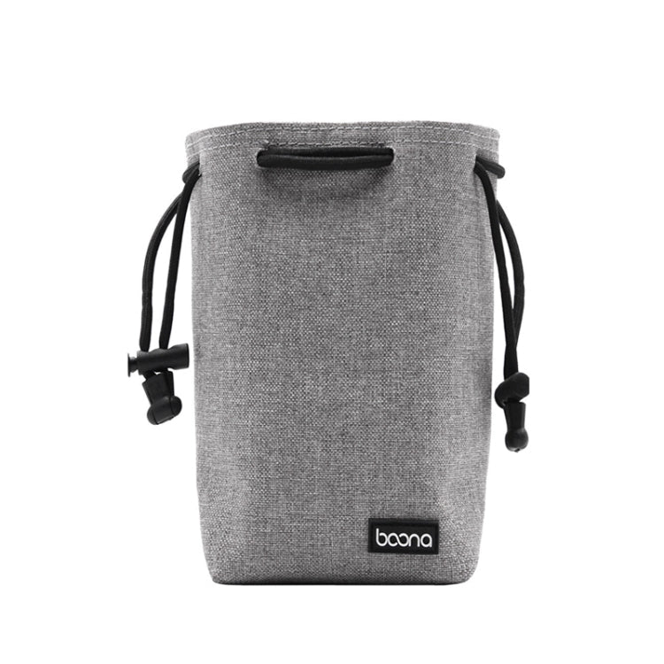 Waterproof SLR Camera Lens Bag Protective Cover Pouch - Square Large (Gray)