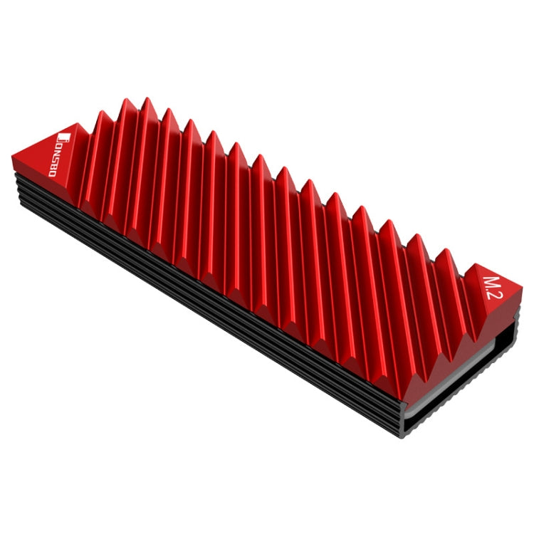 Jonsbo M.2-3 Solid State Radiator For NVME/SSD (Red) - Efficient Heat Dissipation and Easy Installation
