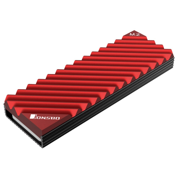 Jonsbo M.2-3 Solid State Radiator For NVME/SSD (Red) - Efficient Heat Dissipation and Easy Installation