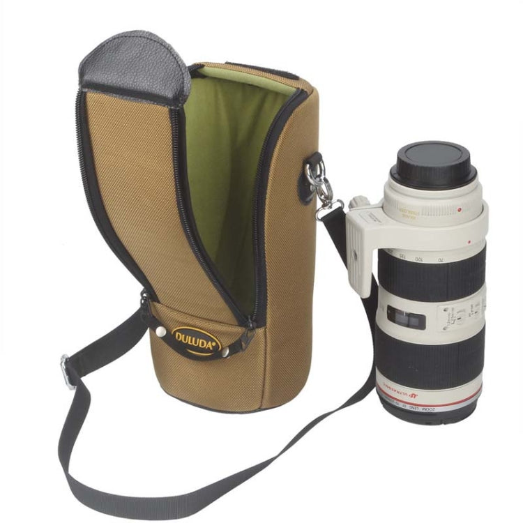 DULUDA 302 Telephoto Camera Lens Bag with Breathable and Waterproof Features (Khaki)