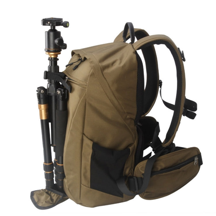 Multifunctional SLR Camera Backpack with Adjustable Compartments, Small Size (Khaki)