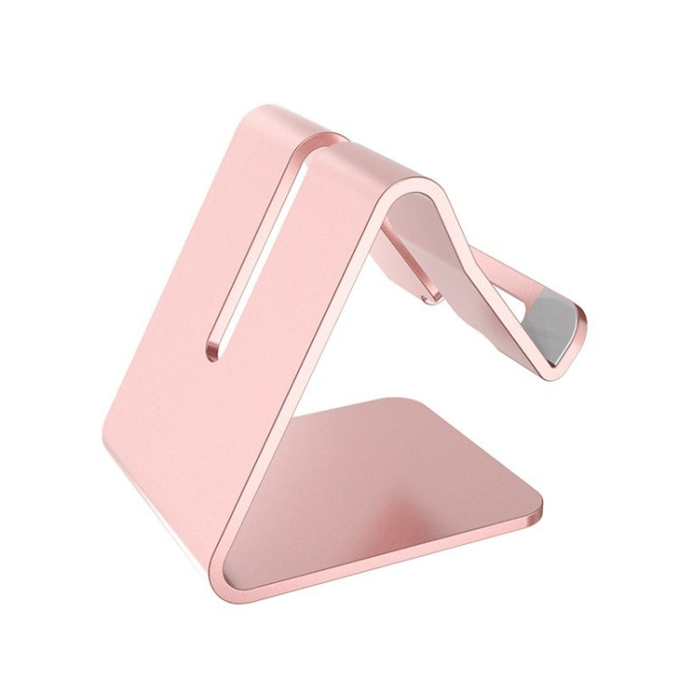 Z1 Portable Desktop Phone and Tablet Stand - Rose Gold Aluminum Alloy