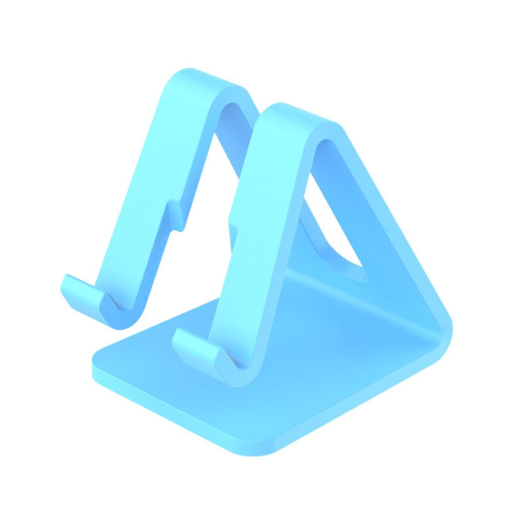 4 Piece Z1 Portable Aluminum Alloy and Plastic Desktop Phone and Tablet Stand - Blue