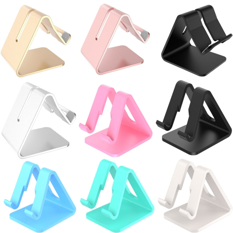 4 PCS Z1 Portable Desktop Phone Stand Lazy Tablet Stand, White Plastic Stand