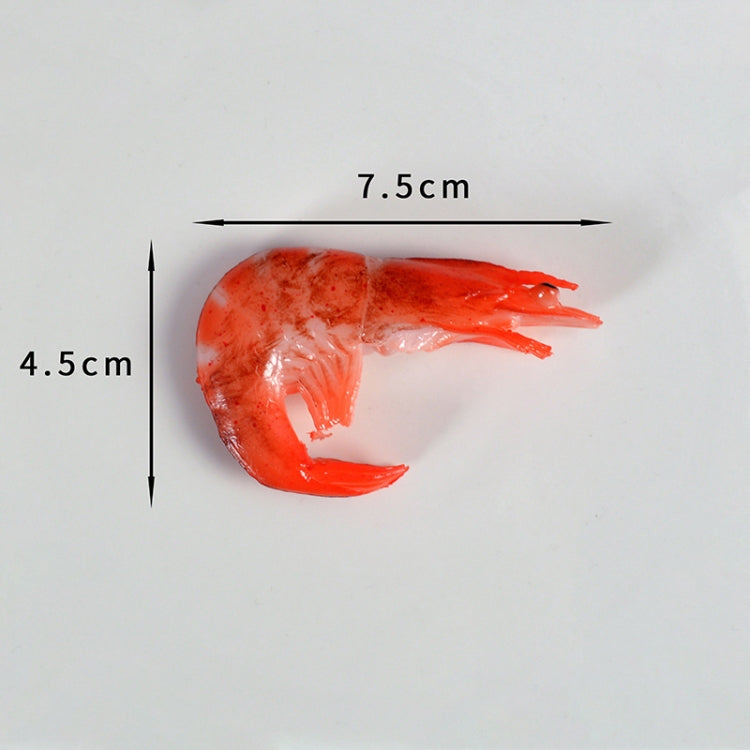 3 Piece Realistic Big Grilled Shrimp Camera Props for Children's Play House