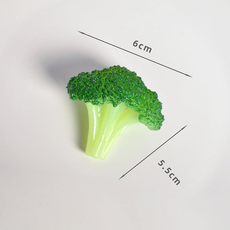4-Piece Realistic Broccoli Photo Props