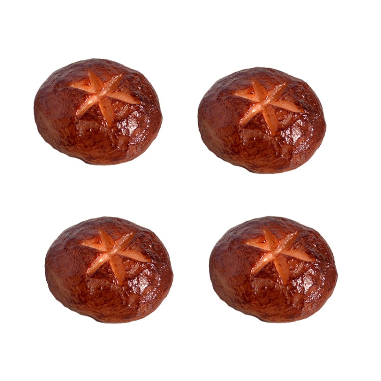 4 Piece Realistic Mushroom PVC Photo Props for Photography