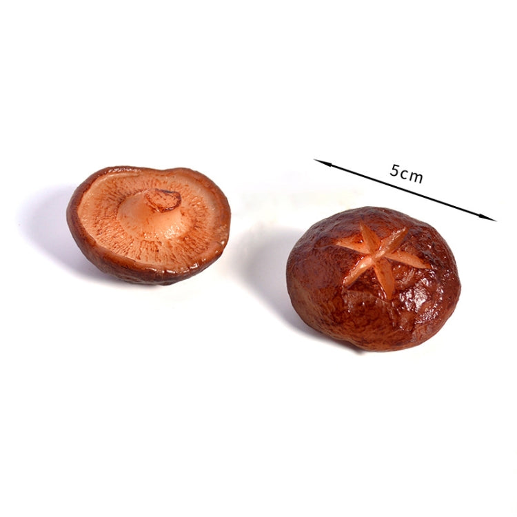 4 Piece Realistic Mushroom PVC Photo Props for Photography