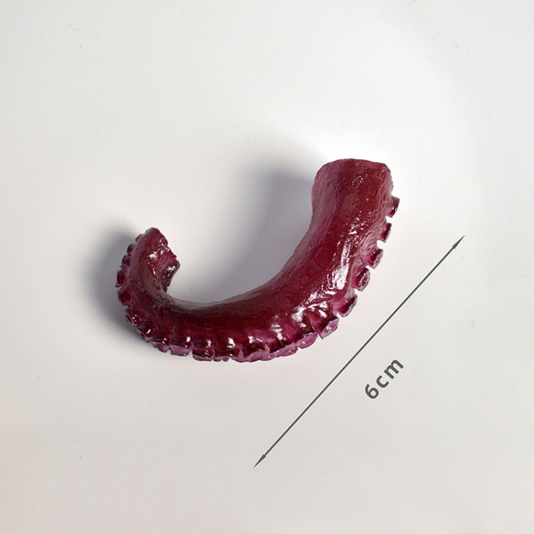 Realistic PVC Squid Simulation Food Photography Props - Set of 3