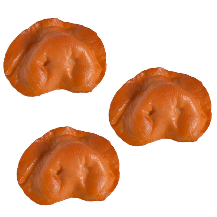 Realistic 3-Piece Pork Mouth Simulation Food Model Props