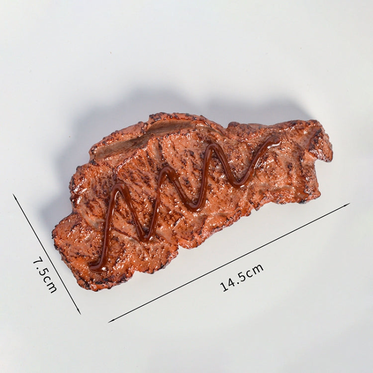 Realistic Brushed Steak Simulation Food Photography Props