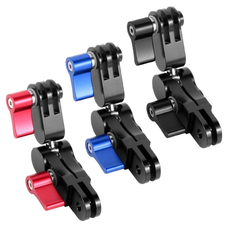 Aluminum Alloy 360 Degree Rotating Mount Adapter for GoPro and Action Cameras (Blue)