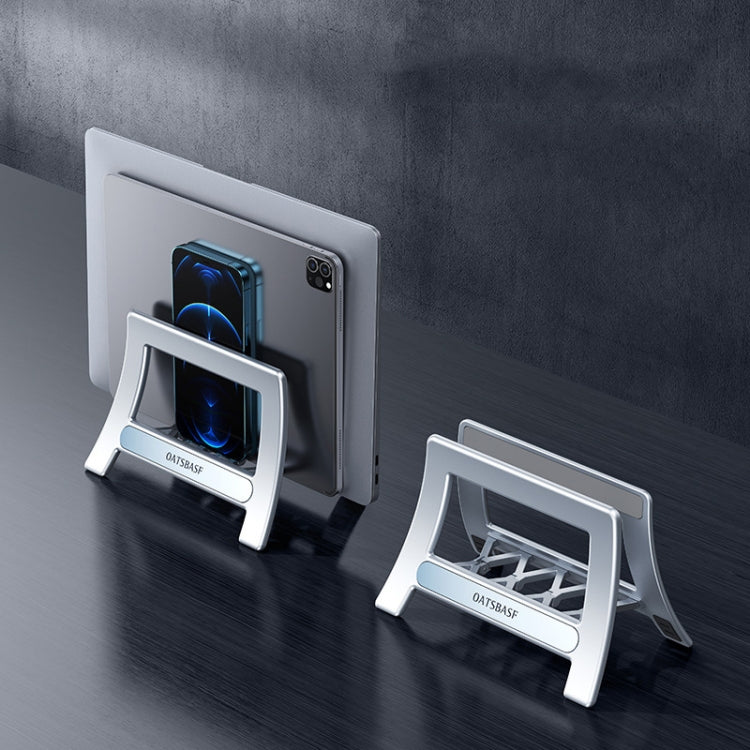 Adjustable Multifunctional Computer Tablet and Cellphone Storage Bracket - Deluxe Version (Silver)