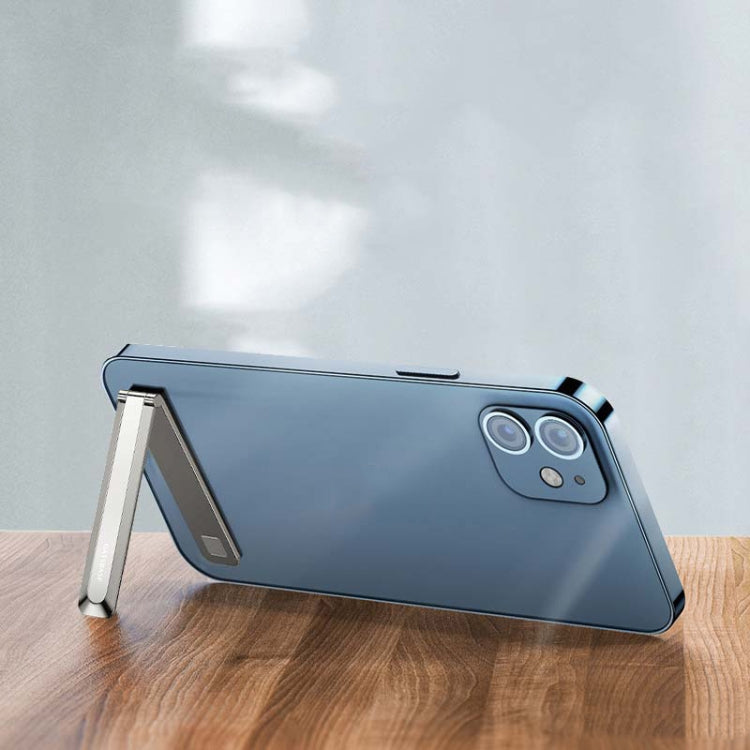 Mini Magnetic Stand Mobile Phone Holder with Reusable Glue - Gold