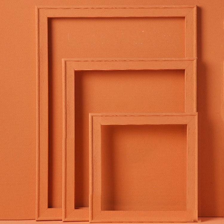 Morandi Color Wooden Photo Frame Series - 3 Sizes, Deep Yellow