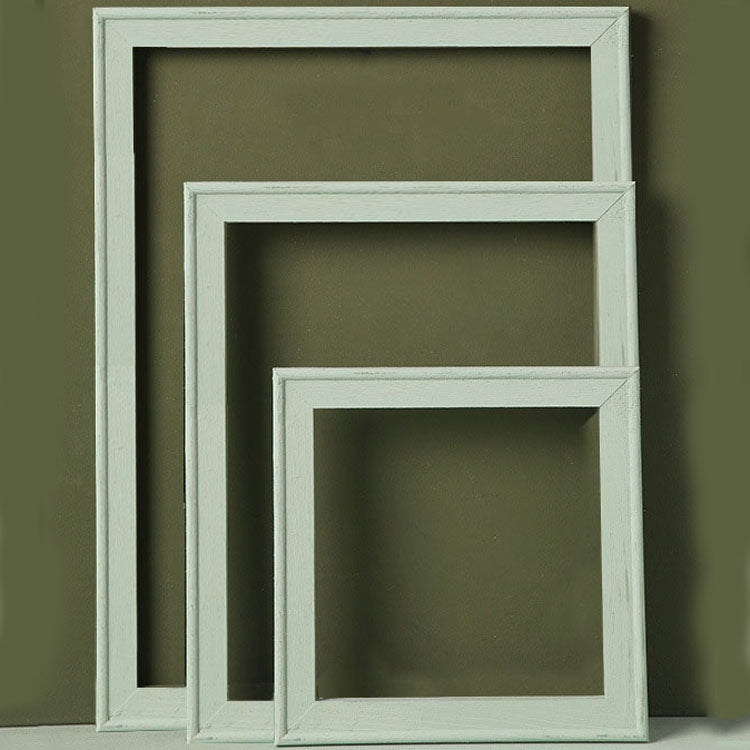 3 in 1 Morandi Color Wooden Photo Frame Series - Light Green
