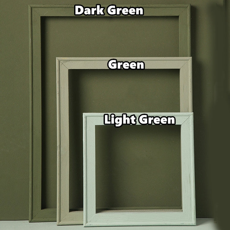 3 in 1 Morandi Color Wooden Photo Frame Series - Light Green