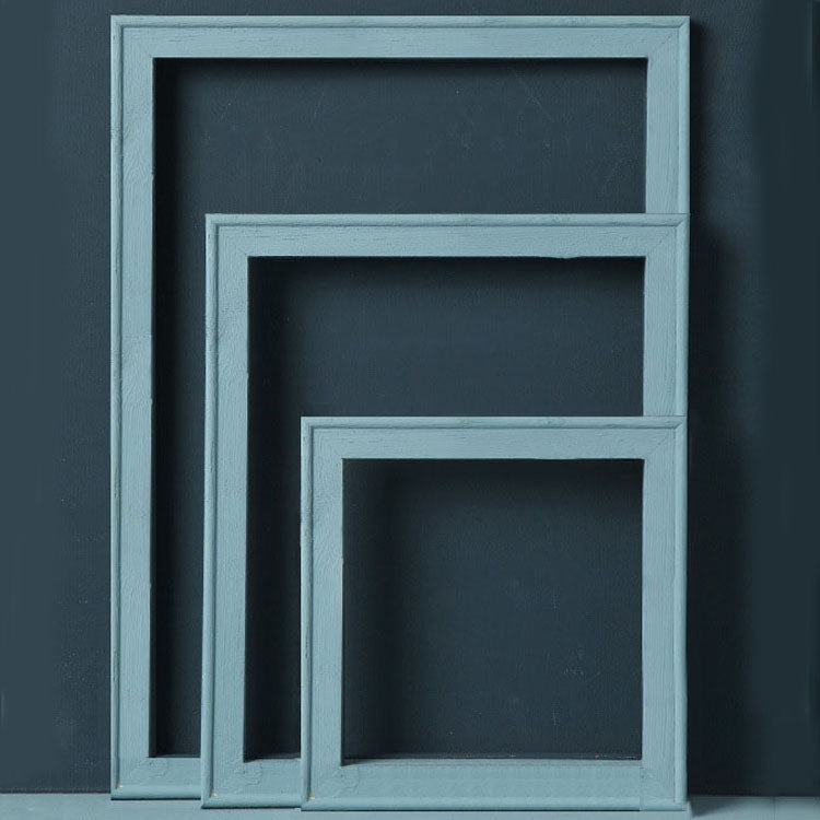 3 in 1 Morandi Color Wooden Photo Frame Set - Handcrafted Pine Frames in Various Sizes