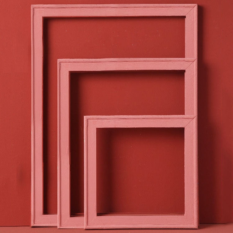 Elegant Morandi Color Wooden Photo Frame Series with 3 Different Sizes