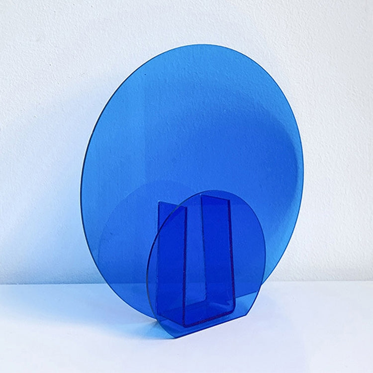 Blue Acrylic Ornament Set for Photography and Decoration