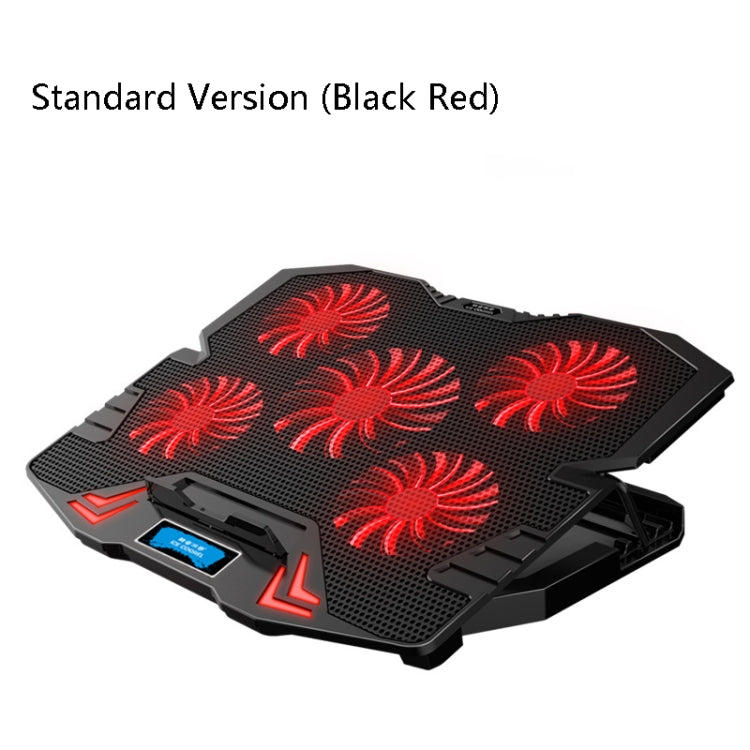 ICE COOREL K5 Laptop Radiator Computer Cooling Bracket, Standard Version (Black Red)