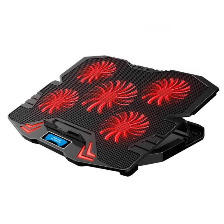 ICE COOREL K5 Laptop Radiator Computer Cooling Bracket, Standard Version (Black Red)