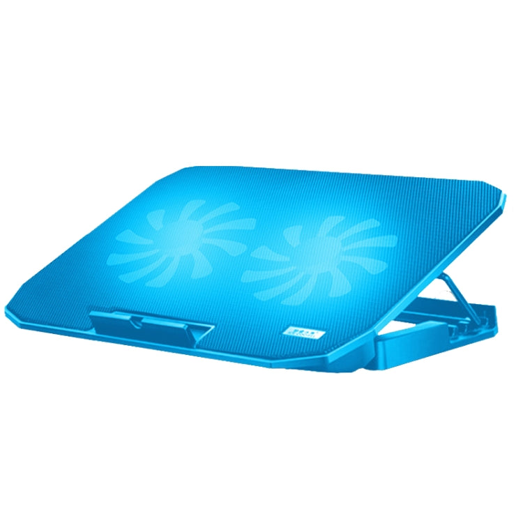 ICE COOREL N106 Laptop Cooling Bracket with Dual-Fan Radiator - Luxury Version (Sea Blue)