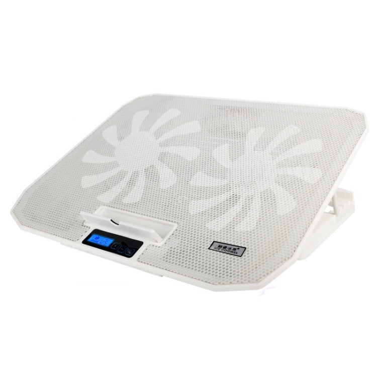 ICE COOREL N106 Laptop Cooling Stand with Dual-Fan Radiator - Flagship Version (Ivory White)