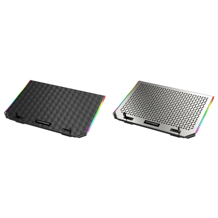 ICE COOREL USB Laptop Radiator with RGB Lighting and Six-Core Fan Design