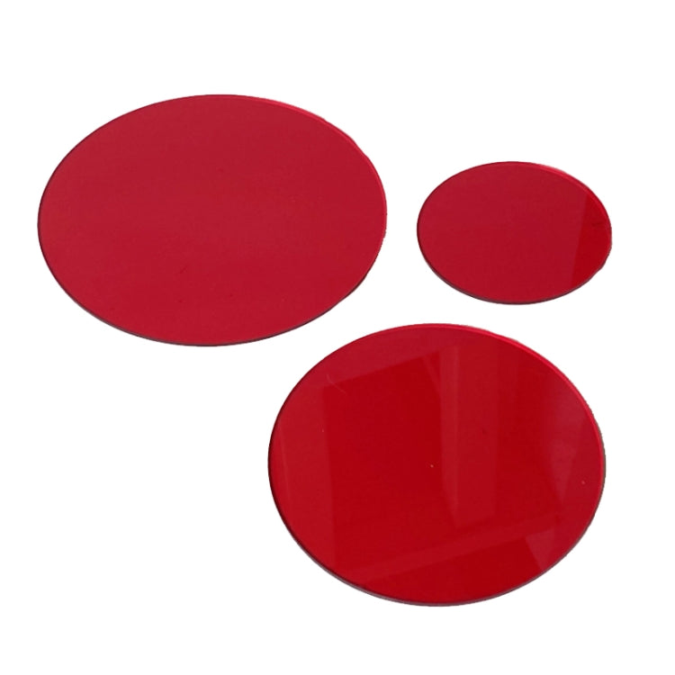 Beauty Shot Acrylic Board Set for Cosmetic Photography and Decorative Ornaments (Red)