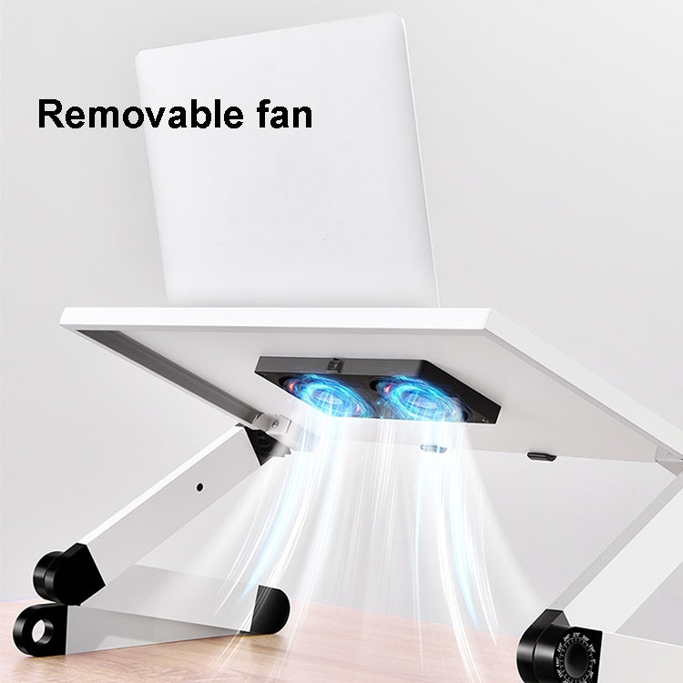 Oatsbasf Portable Adjustable Folding Computer Desk-L02 White