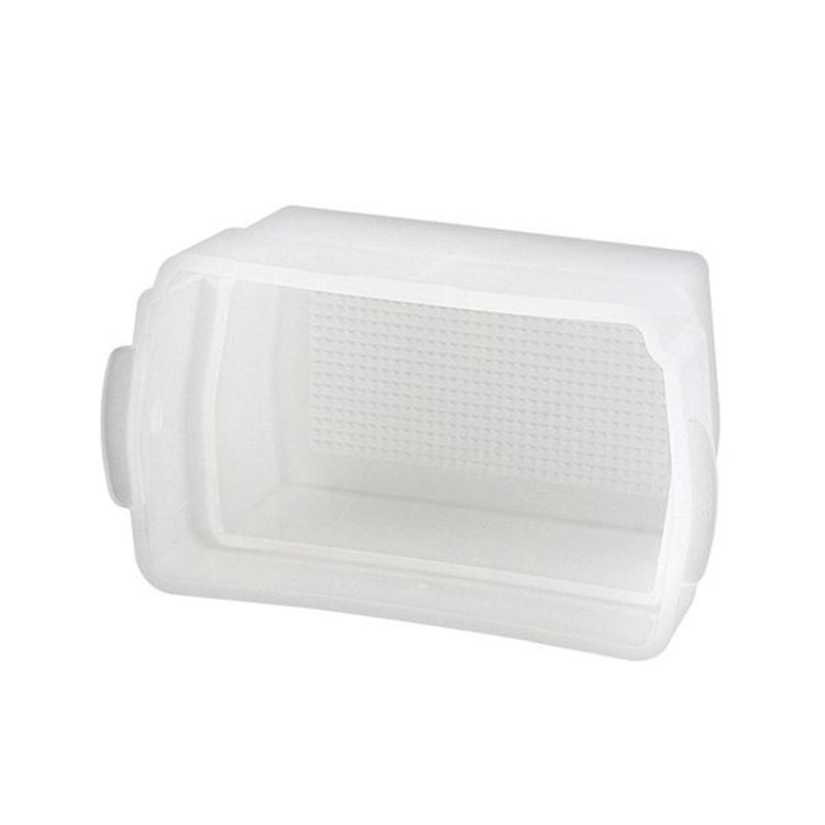 2 Pieces Flash Diffuser Soft Box Case for Compatible Canon and Other Popular Flash Models