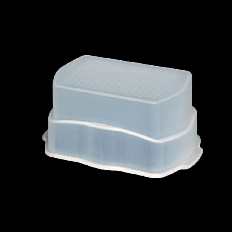 2 Pieces Flash Diffuser Soft Box Case for Compatible Canon and Other Popular Flash Models