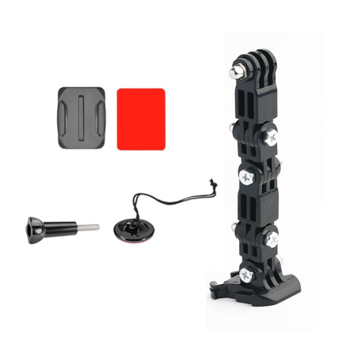 GoPro and DJI Action Camera Helmet Mount Set with Adjustable Multi-Joint Arm