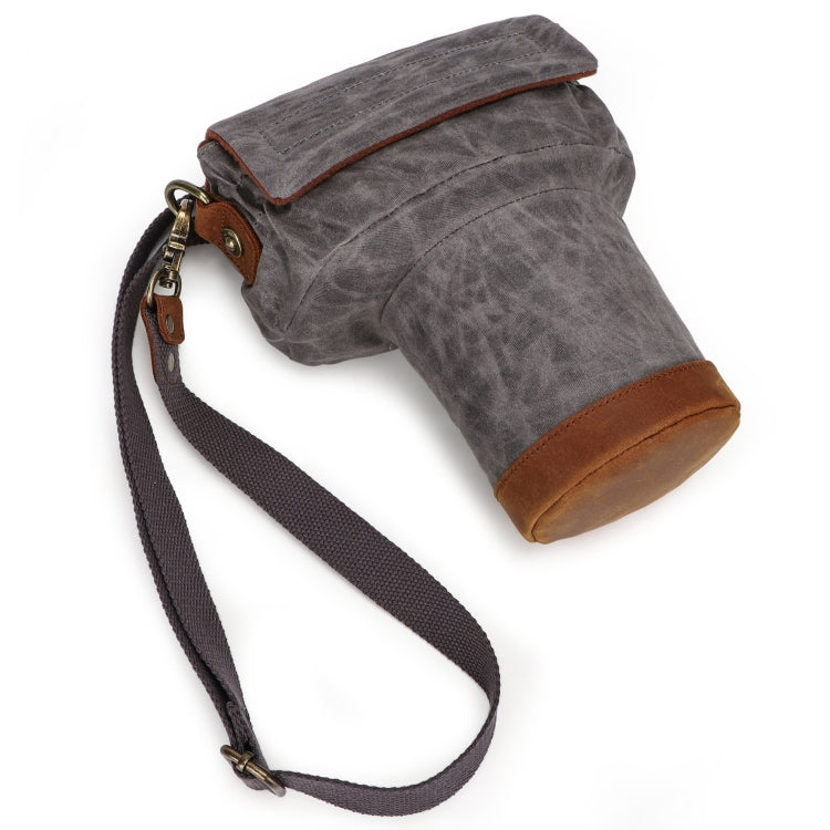 K-809 Shock-Absorbing and Drop-Proof Camera Shoulder Bag for SLR Cameras (Grey)