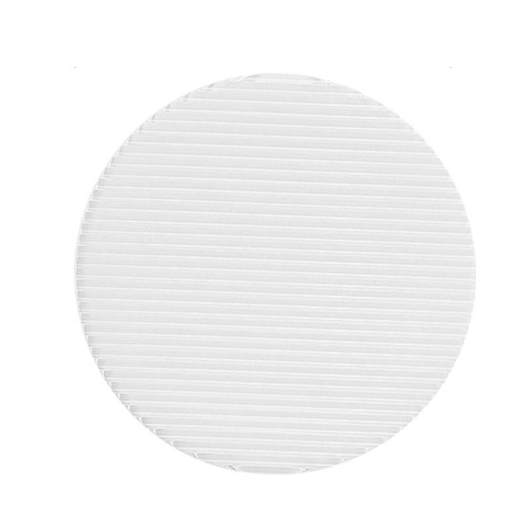 Acrylic Texture Round Background Board with Thick Stripes - 15cm Diameter