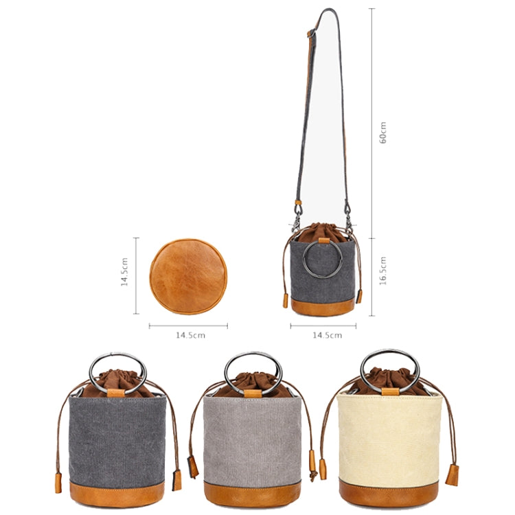 K-116 Multifunctional Camera Storage Liner Bag Single-Shoulder Diagonal Camera Bag(Apricot)