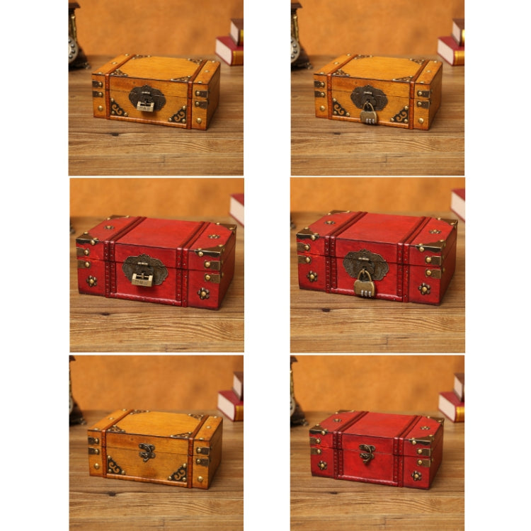 Antique Distressed Cosmetic Storage Box with Vintage Design