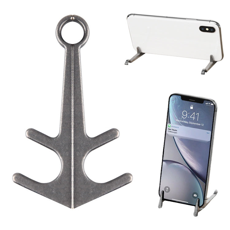 Retro Silver Mini Magnetic Anchor Tablet Stand