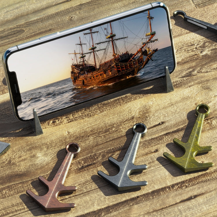 Retro Silver Mini Magnetic Anchor Tablet Stand