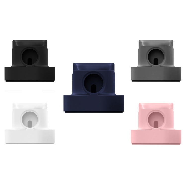 2-In-1 Desktop Silicone Smart Watch Charging Stand for Apple Watch